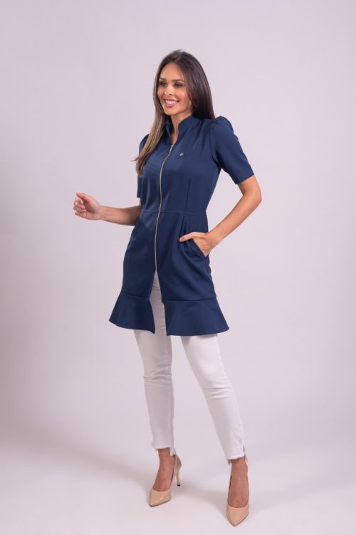 Jaleco Luiza manga curta